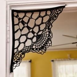 12 easy diy halloween decorations door web