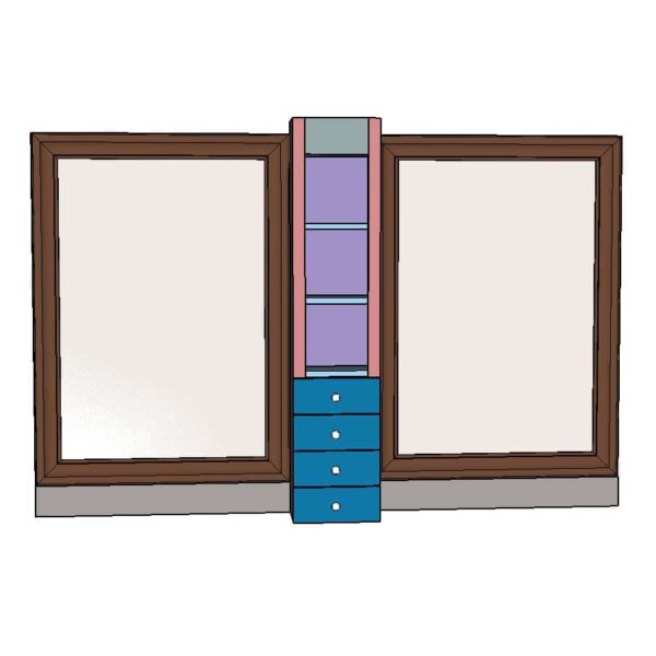 bathroom cabinet with framed mirror plans featured