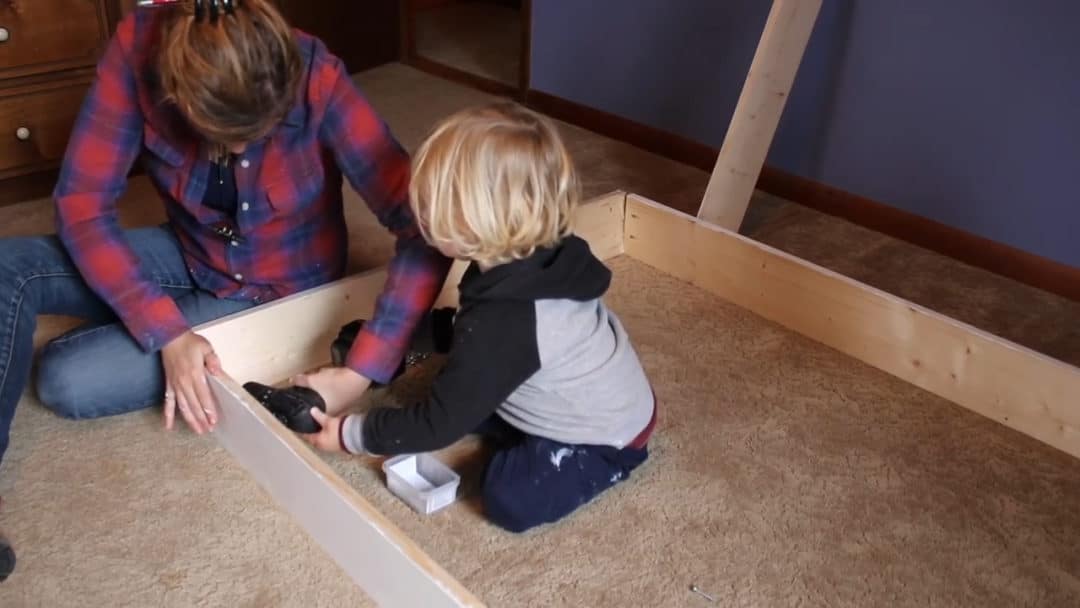 build a bunk bed with rock climbing wall00 03 02 05still011
