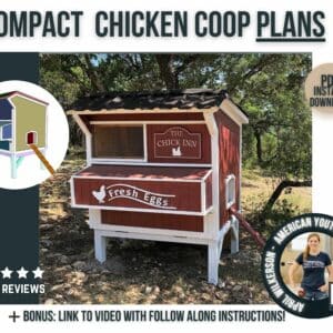 Compact Chicken coop plans