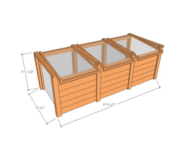 Large Compost Bin Plans