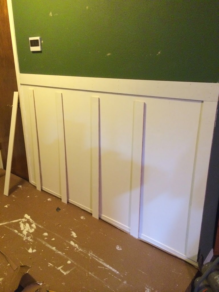 diy board and batten wainscoting 8