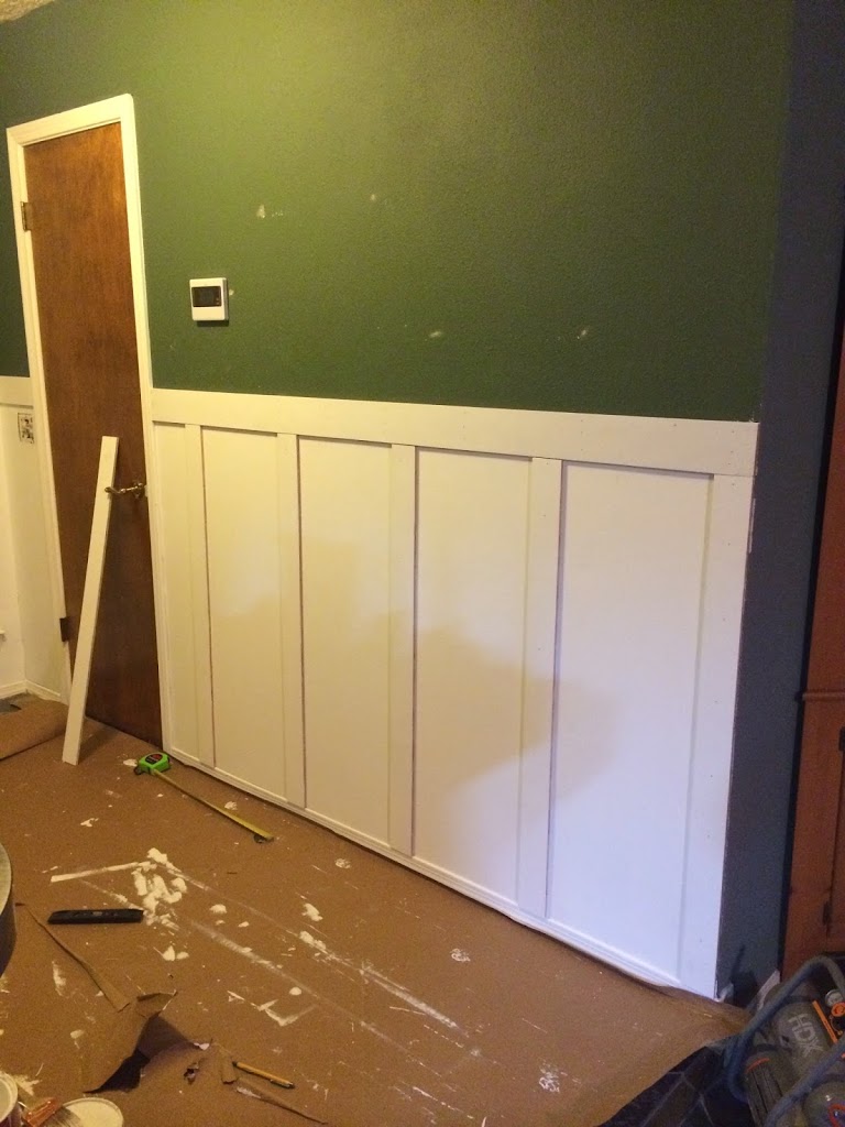 diy board and batten wainscoting 9