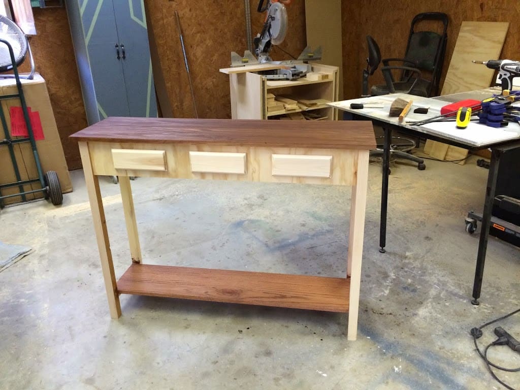 diy entryway table 4