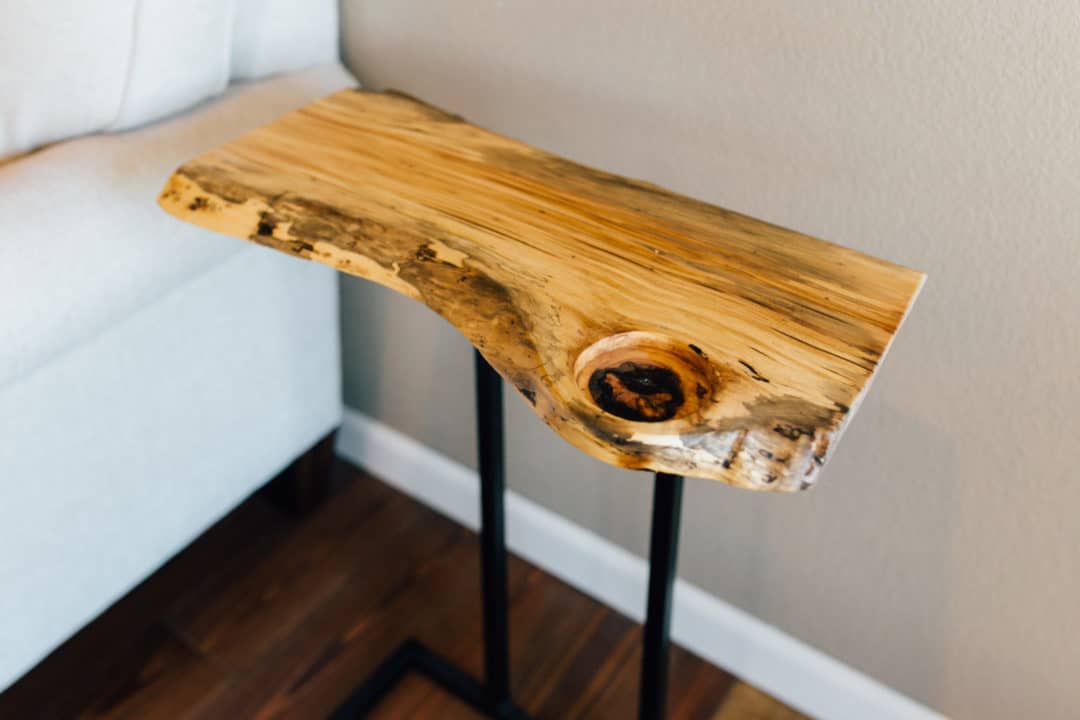 diy live edge side table 2