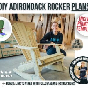 DIY Rocking Adirondack Chairs