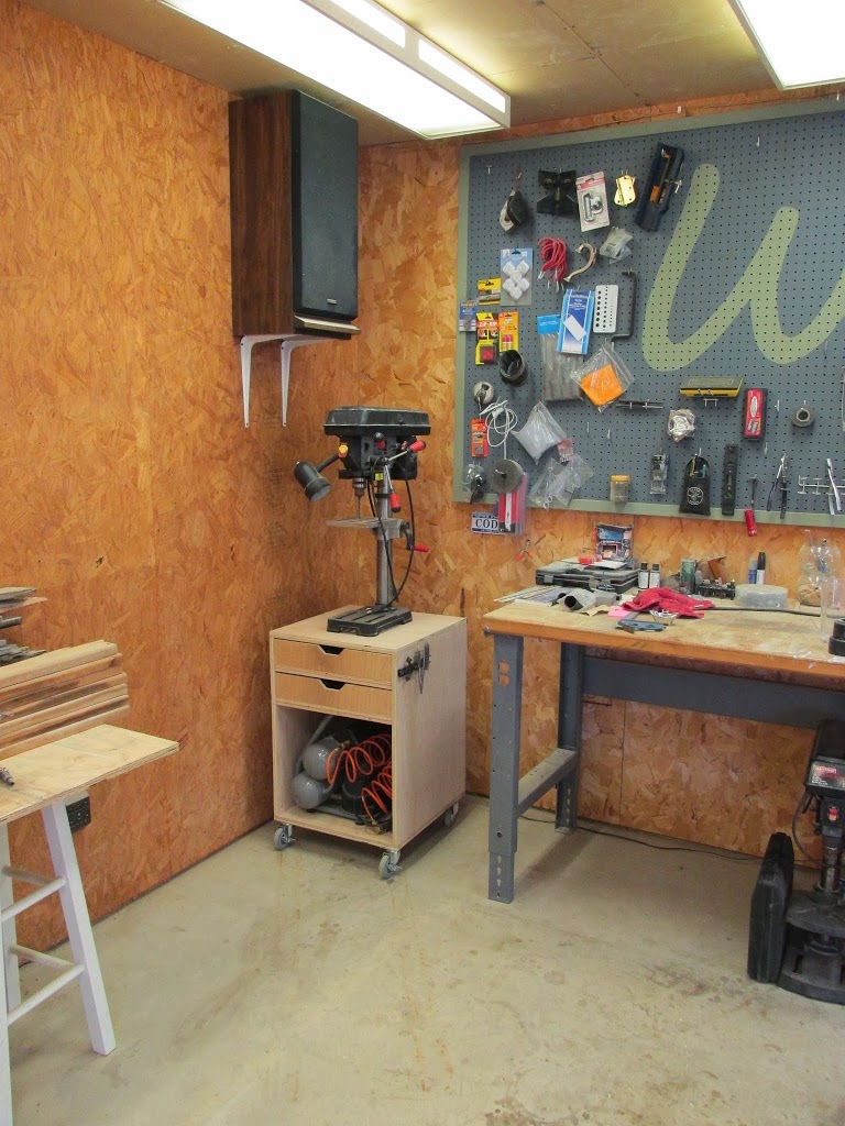 diy rolling drill press stand 3