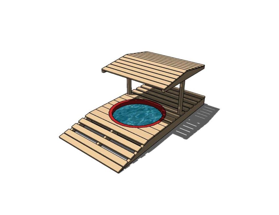 Shaded Dog Pool Plans