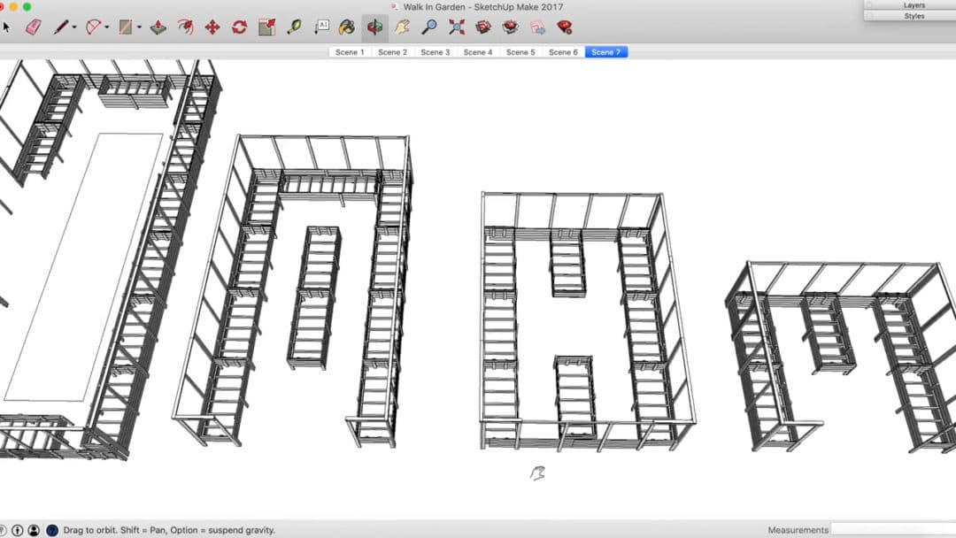 enclosed walk in garden with raised beds00 00 43 11still004