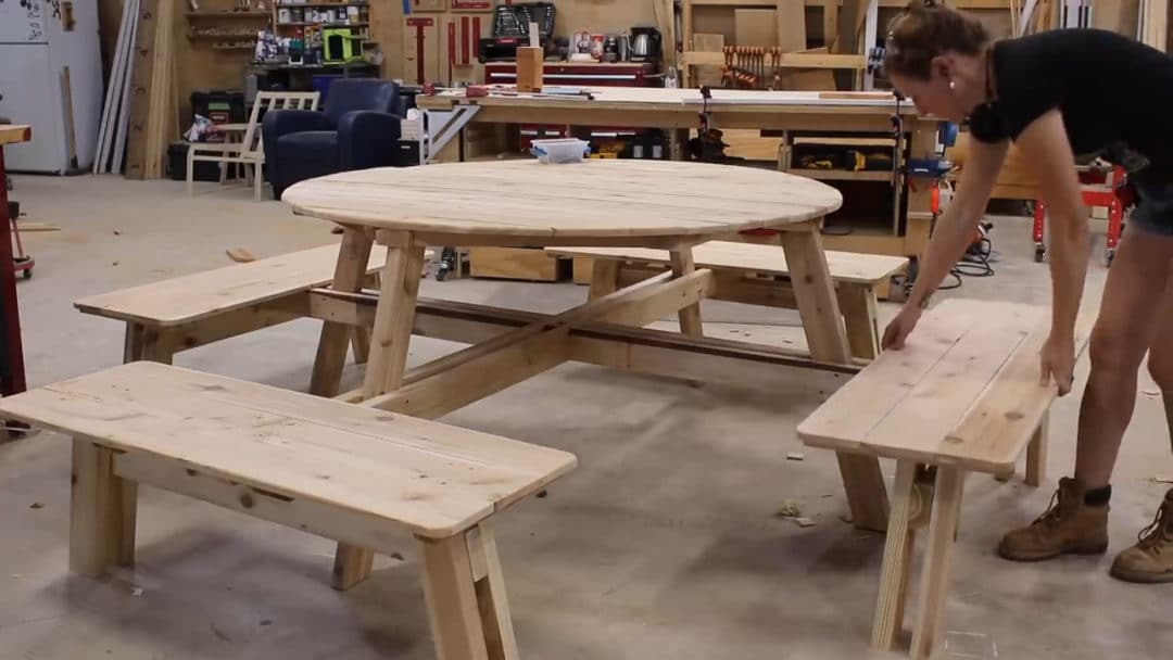 how to build a round picnic table with benches00 09 25 12still062