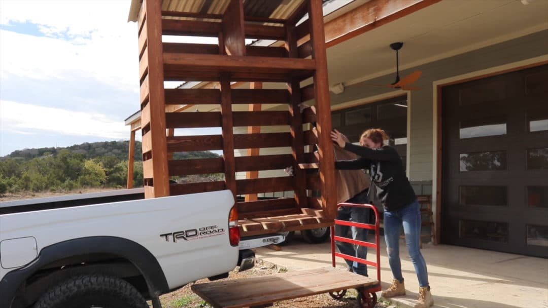 how to build your own firewood rack 49