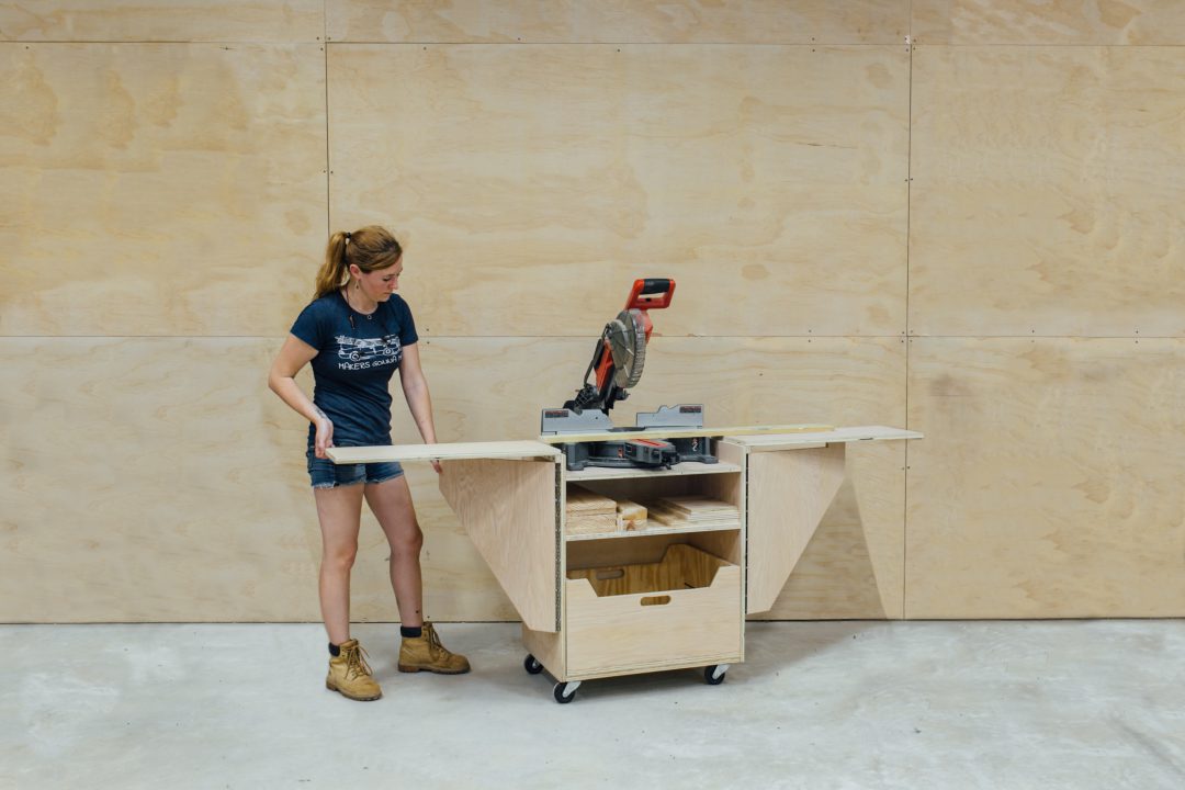 mobile miter saw stand