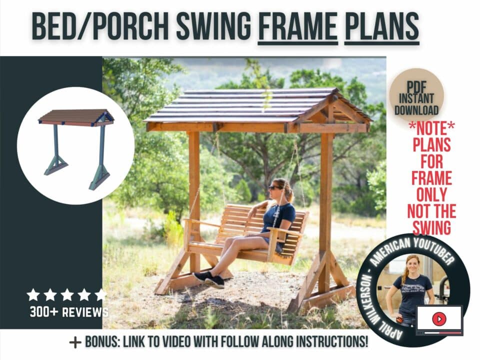 Bed Swing & Porch Swing FRAME Plans