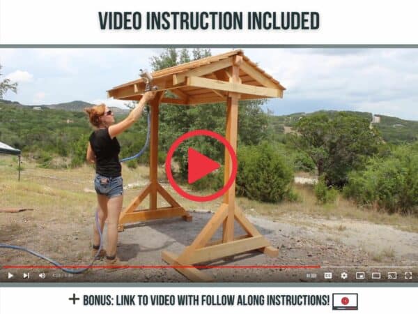 porch swing frame instructions