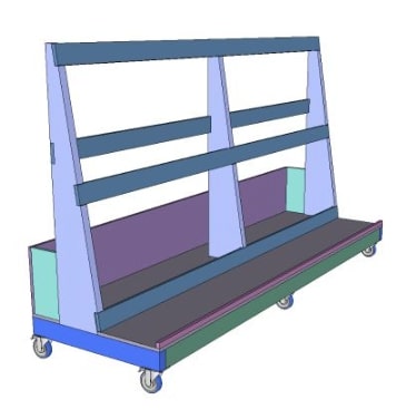 rolling lumber rack plans