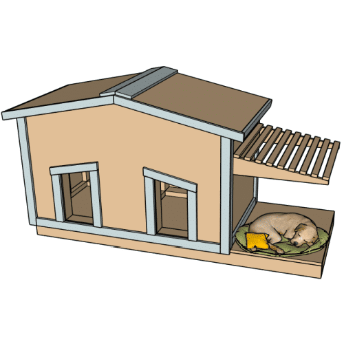 Dog House Duplex Plans